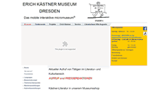 Desktop Screenshot of erich-kaestner-museum.de